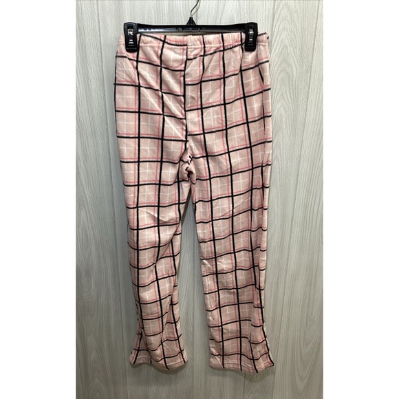 JUST LOVE Women's (Size M) Pajama Set Long Sleeve Shirt & Plaid Pants Polyester - Picture 5 of 8